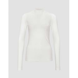 Opus Long sleeve shirt - Savur - white (1004)
