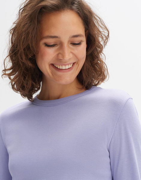 Opus Long-sleeved shirt - Sueli - purple (40017)