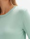 Opus Long-sleeved shirt - Sueli - green (30021)