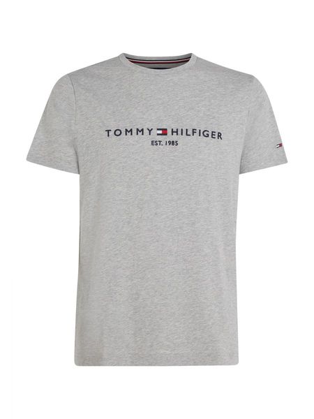 Tommy Hilfiger Shirt mit Logoprint - grau (501)