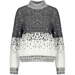 Gerry Weber Collection Pullover mit Stehkragen und Strickmuster - schwarz (01090)