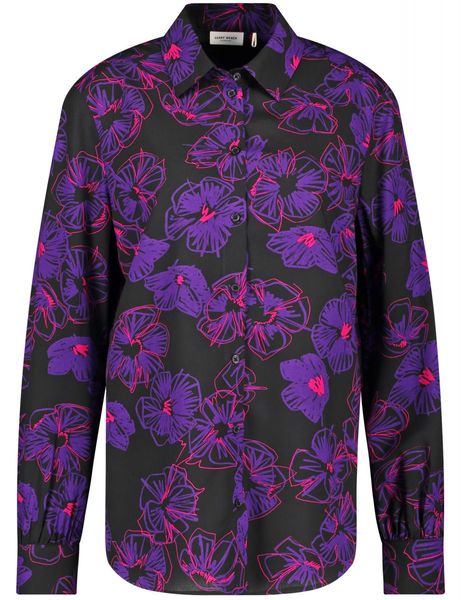 Gerry Weber Collection Blouse with floral pattern - black (01038)