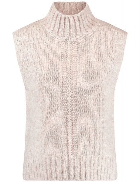 High neck 2024 sleeveless jumper