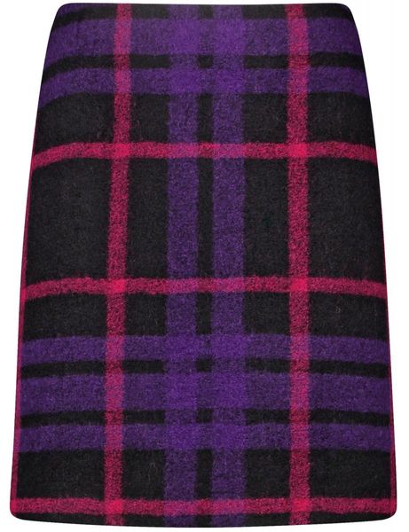 Gerry Weber Collection Skirt with check pattern - black (01035)