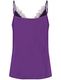 Gerry Weber Collection Flowing top with lace trim - purple (30909)