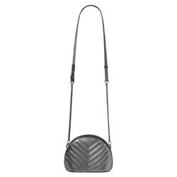 Yaya Metallic crossbody bag - gray (94205)