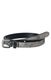 Yaya Metallic belt with square buckle - silver/black/gray (94205)