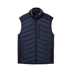Tom Tailor Hybrid vest - blue (10668)