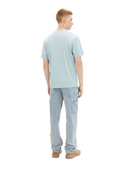 Tom Tailor Denim T-Shirt mit Bio-Baumwolle - blau (30463)