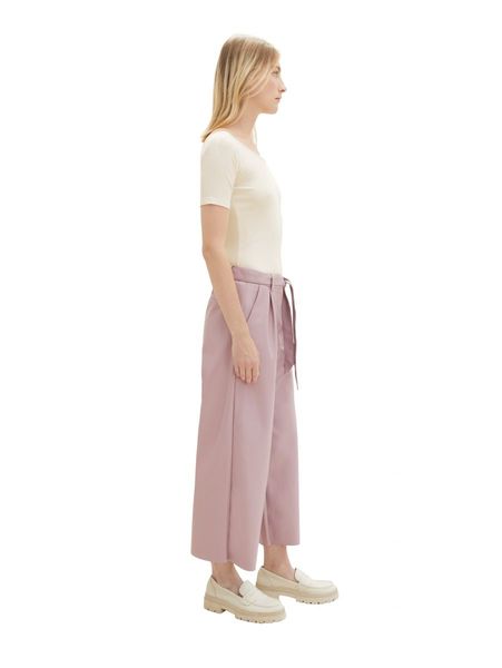 Tom Tailor Pantalon en similicuir - violet (33831)