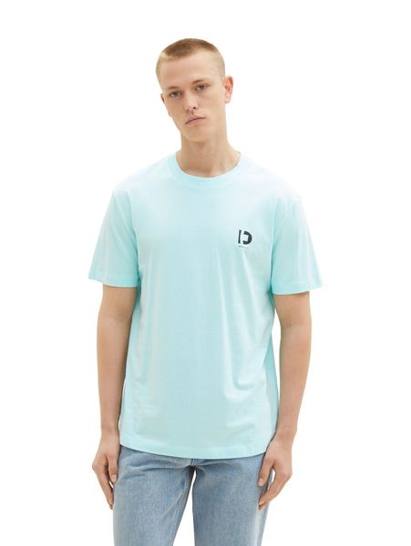 Tom Tailor Denim T-Shirt mit Print - blau (30655)