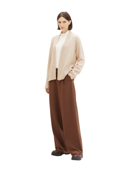 Tom Tailor Cardigan with belt - brown (33962)
