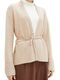 Tom Tailor Cardigan with belt - brown (33962)
