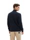 Tom Tailor Troyer knitted sweater with recycled polyester - blue (24831)