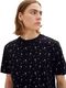 Tom Tailor Denim T-shirt avec imprimé allover - noir (31914)