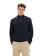 Tom Tailor Pull-over en tricot troyer avec polyester recyclé - bleu (24831)