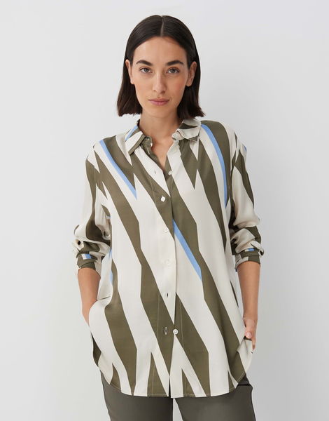 someday Printed blouse - Zisabel dynamic - green/blue/beige (3052)
