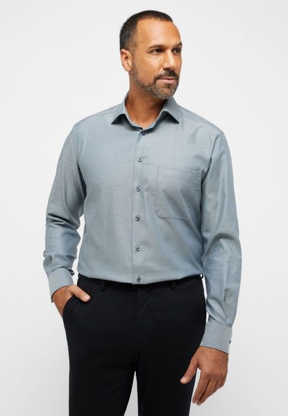 Eterna Long sleeve shirt - Comfort Fit - green (42)