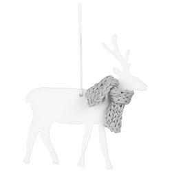 Räder Décorations de Noël - Cerf - blanc (0)