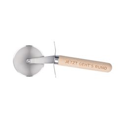 Räder Pizza cutter - Now it's time to go round - silver/beige (0)