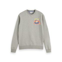 Scotch & Soda Regular fit artwork sweatshirt  - gray (606)
