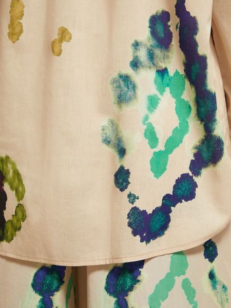 Scotch & Soda Hemd mit Batik-Print - beige (6672)