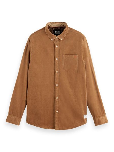 Scotch & Soda Corduroy shirt - brown (619)