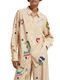 Scotch & Soda Hemd mit Batik-Print - beige (6672)