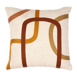 SEMA Design Housse de coussin (45x45cm) - Manarola - brun/beige (Ecru)
