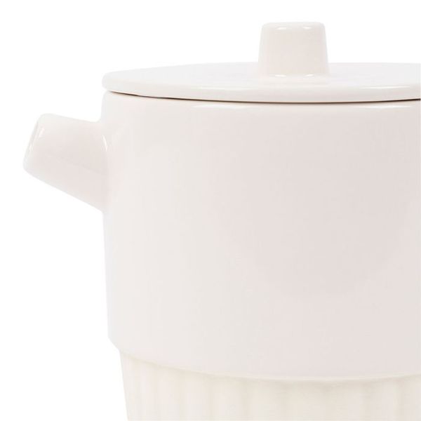 SEMA Design Teekanne 1L - weiß/beige (Ecru)