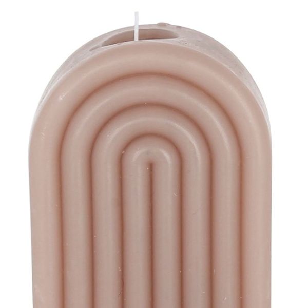 SEMA Design Candle  - brown/beige (Taupe)