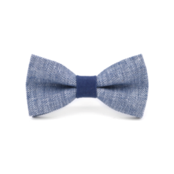 Mr. Célestin Bow tie - Hydrangea - blue (Cerulean )