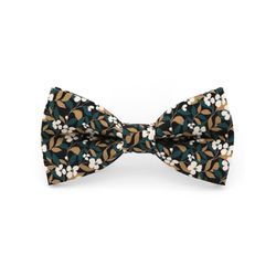 Mr. Célestin Bow tie - Kamo - green/brown (Golden Emerald )