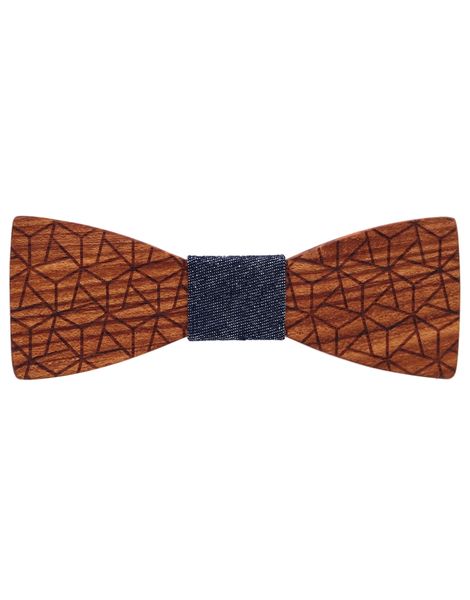 Mr. Célestin Wooden bow tie - brown (PADOUK)