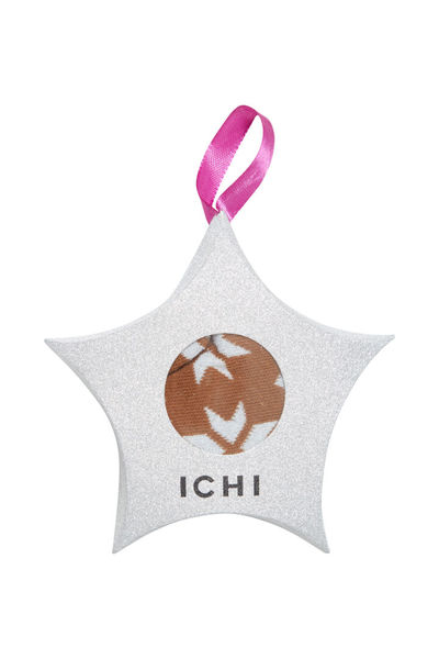 ICHI Chaussettes - Iahohoho - brun (180933)