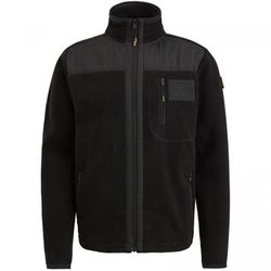 PME Legend Strickjacke aus Polar-Fleece - schwarz (Black)