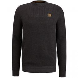 PME Legend Sweater with round neckline - gray (Black Onyx )
