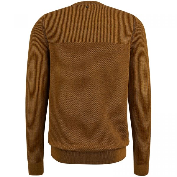 PME Legend Sweater with round neckline - brown (Cathay Spice )