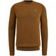 PME Legend Sweater with round neckline - brown (Cathay Spice )