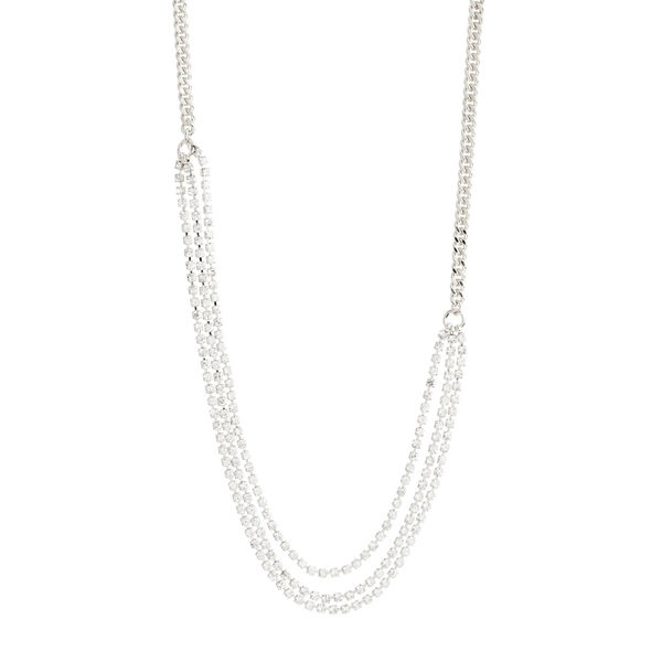Pilgrim Crystal necklace - Blink - silver (SILVER)