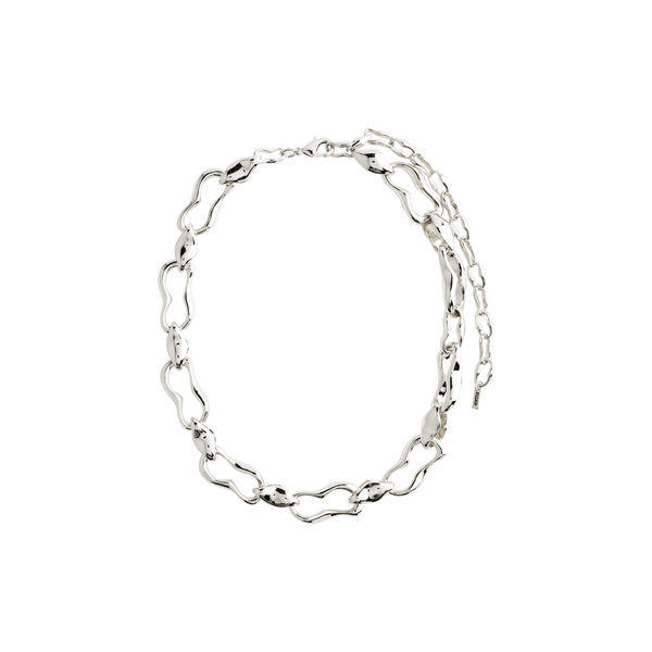 Pilgrim Recycelte Halskette - Wave - silver (SILVER)