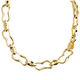 Pilgrim Recycelte Halskette - Wave - gold (GOLD)