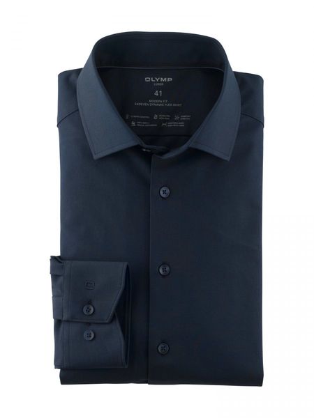 Olymp Modern Fit : chemise d'affaires - bleu (18)