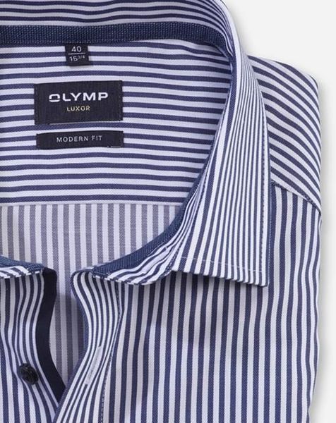 Olymp Modern Fit : Business shirt - blue (18)
