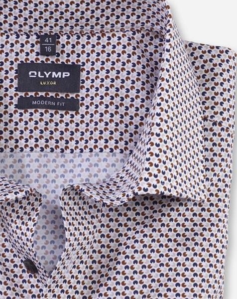 Olymp Modern fit : chemise - brun (28)