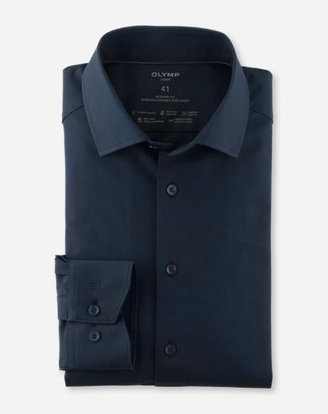 Olymp Modern Fit : chemise d'affaires - bleu (18)