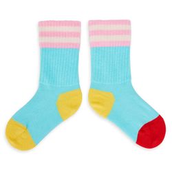 Hello Hossy Socks - Mini Azur  - pink/yellow/blue (00)