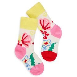 Hello Hossy Chaussettes - Garden Party  - rose/jaune (00)