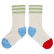 Hello Hossy Socken - Mini Creamy  - blau/beige (00)
