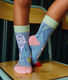 Hello Hossy Socken - Blue Cream  - pink/blau (00)